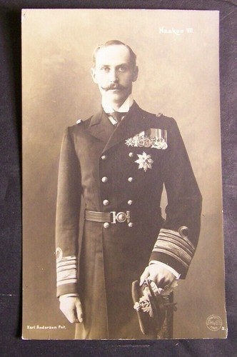 1908 haakon vii norvegia - re,