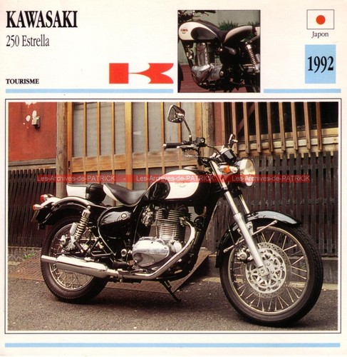 Kawasaki estrella 250 1992 - kawasaki,