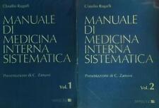 MANUALE DI MEDICINA INTERNA SISTEMATICA. 2VV RUGARLI CLAUDIO MASSON 1986 