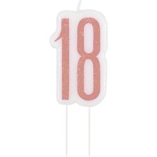 Candelina "18" Oro Rosa per