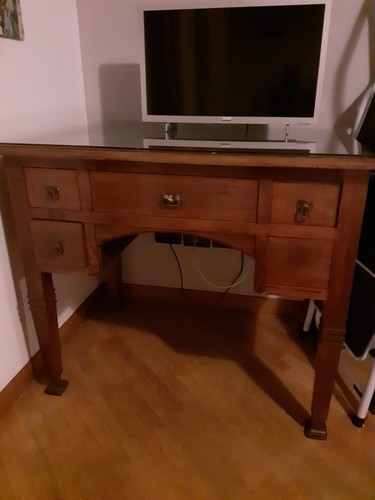Scrivania epoca legno - scrivania, d'epoca
