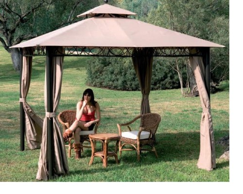 Gazebo eden alluminio mt - gazebo, in