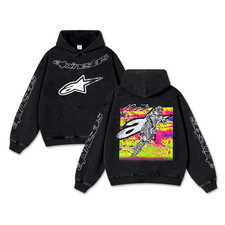  Felpa con cappuccio retrò