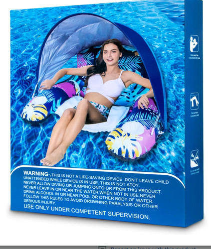 Sedia piscina gonfiabile - sedia,