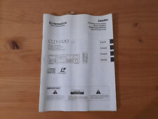 Pioneer CLD-1700 Manuale Istruzioni Uso Manutenzione Laserdisc Player Original