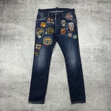 Dsquared2 Patch Jeans Denim
