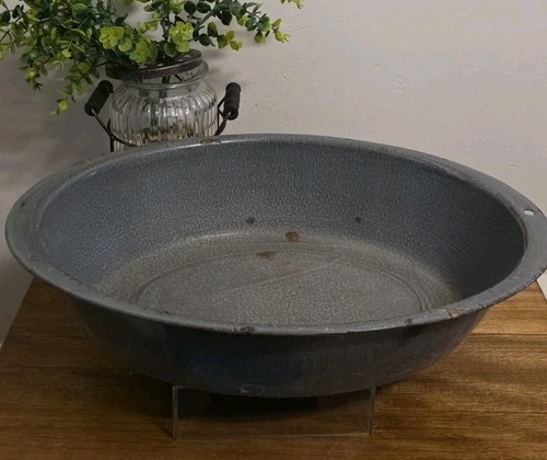 Lavabo vintage grigio - , smaltato