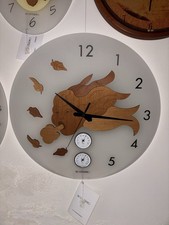 Orologio da parete Incantesimo Design 44 cm con termometro e igrometro