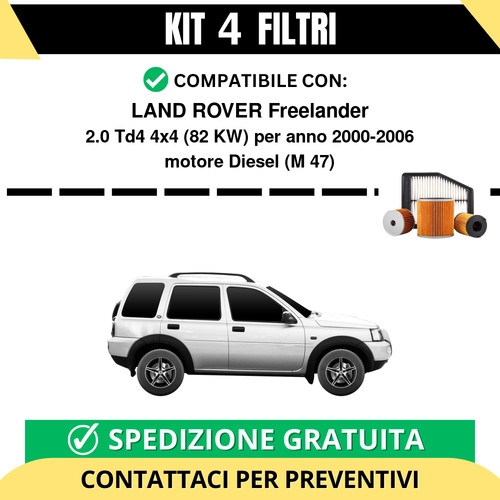 Kit filtri tagliando per - kit, 4