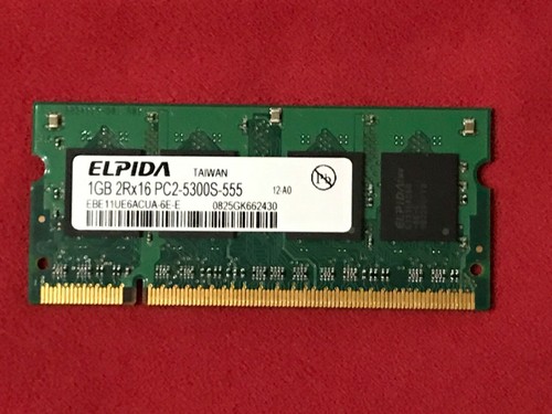 Ram elpida 1gb pc2 - elpida, pc2-5300s