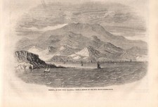 Stampa antica MESSINA veduta