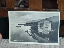 Cartolina Abbazia Porto E Nuova Casa Di Cura Schalk Formato Piccolo 