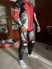 tuta moto pelle intera