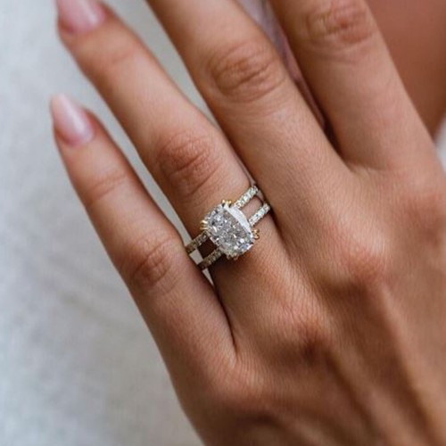 5ct cuscino finto diamante - 2.5ct,
