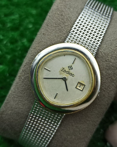 Raro orologio ovale zodiac - orologio,