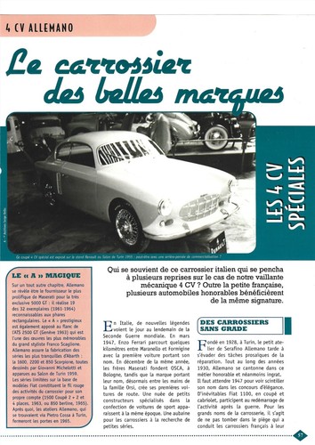 Fiche renault 4cv - renault,