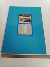 brochure depliant originale Mercedes w123 diesel 200 220 240 300 D italiano