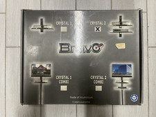 BRAVO CRYSTAL 2 - supporto a muro per decoder dvd staffa TV materiale elettrico