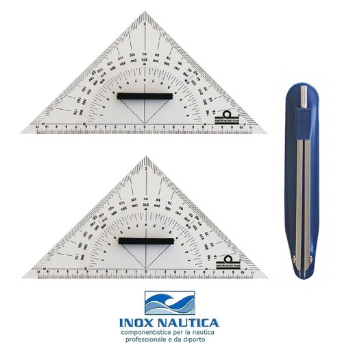 Kit set carteggio nautico - set,
