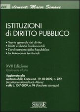Istituzioni di diritto pubblico Edizioni Simone