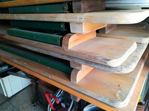 Set birreria legno naturale - set,