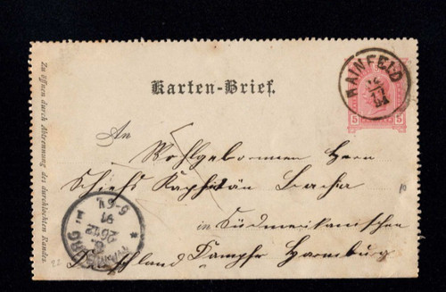 Austria 1891 lettera - 1891,