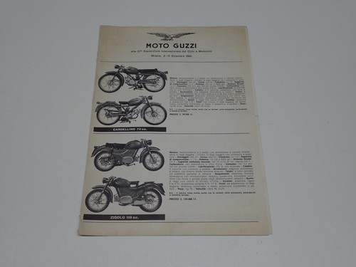 Moto guzzi cardellino zigolo - guzzi,