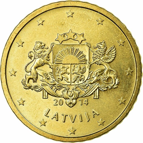 700788 latvia 50 - latvia,, euro