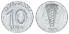 10 Pfennig DDR 1950 E Vz