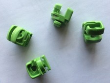 (12V) 10 GANCI PER FISSAGGIO RETI ALLE PORTE CALCIO E CALCETTO 