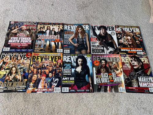 Lot revolver magazines - of,