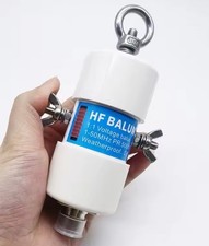 Balun 500W 1:1 Tensione HF Impermeabile Alta Frequenza 1-50MHz PR DP SO-239 Esterno