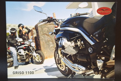 Brochure depliant moto guzzi - moto,