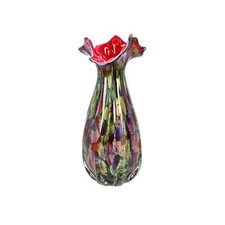 Vaso colorato vetro soffiato