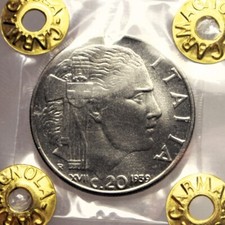 20 Centesimi -Ac- 1939 XVII magnetica - FDC- Perizia A.Carmagnola