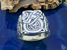 Anello Sigillo Celtico In