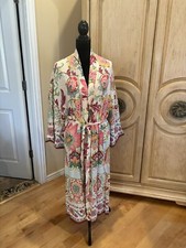 ZARA PRINTED KIMONO WITH BELT