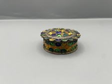 Antico portapillole smaltato