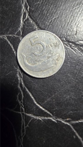 Moneta lire del - 5,