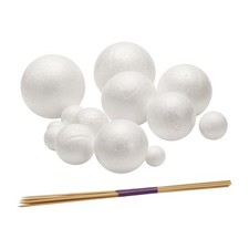 2X(Kit Progetto  Solare, PlanetModel Crafts 14 Palline Sfere di Polistirene2209