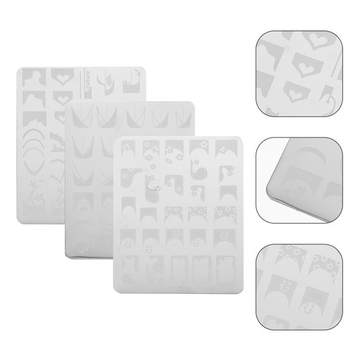 Sets piastre unghie - 3, per