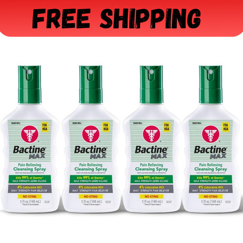 Bactine max spray detergente - max,