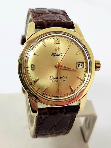 Vintage 18k omega seamaster - vintage,