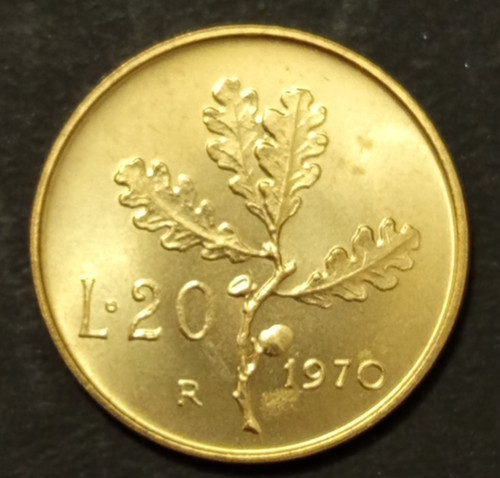 Lire ramo quercia 1970 - lire,