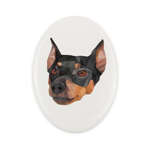 Pinscher tedesco piastrella
