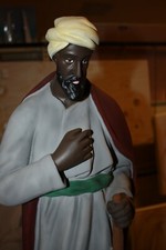 Statua Pastore nero cm 62