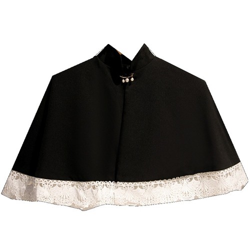 Donna rétro mantella pizzo - donna,