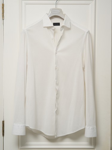 Camicia bianca pal zileri - camicia,