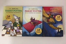 Harry Potter 3 Libri – Edizione Salani – Bollino 20 Anni Magia