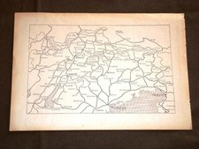 Carta o Cartina di Venezia Trento Trieste Verona Vicenza Treviso